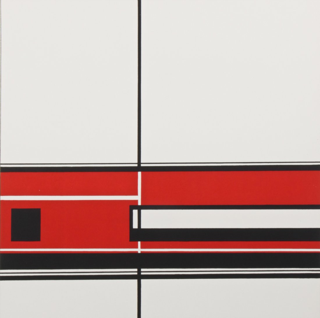 A 1962 Lithograph print by artist Jean Albert Gorin